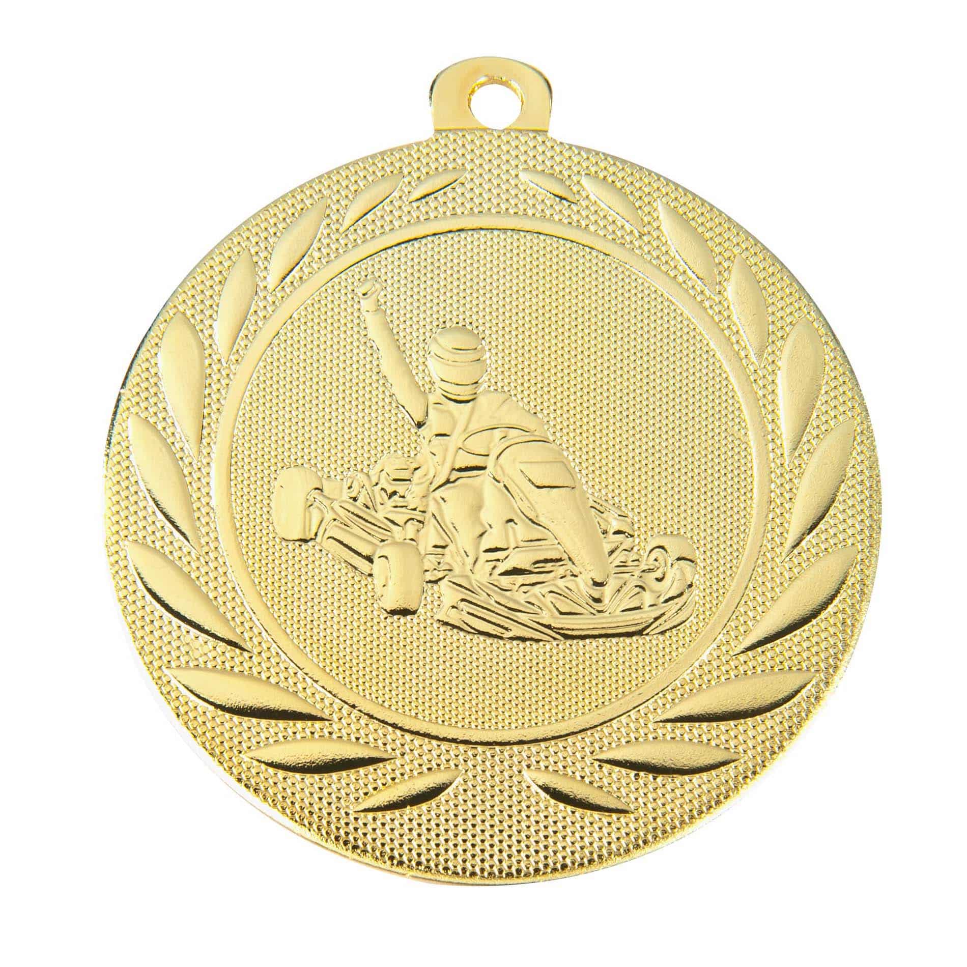 Medaille "Kartfahrer" Ø 50mm mit Band